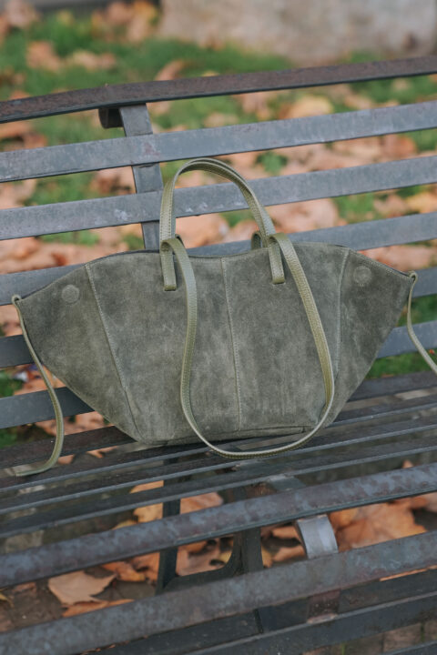 Copenaghen bag Suede - Military green