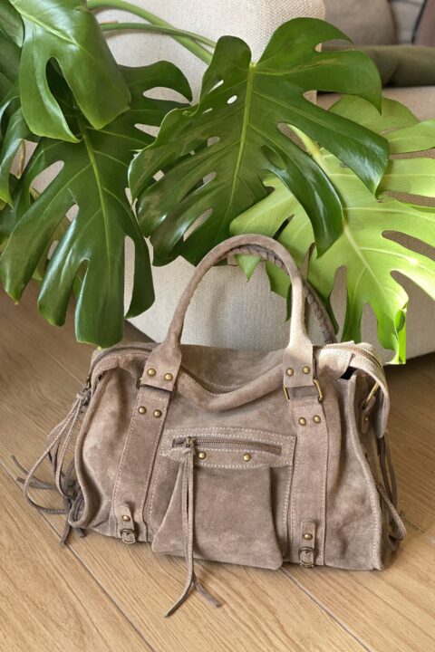 Comfy Bag MAXI - Suede - Taupe