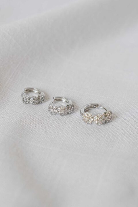 Orecchini hoops sparkle margherita