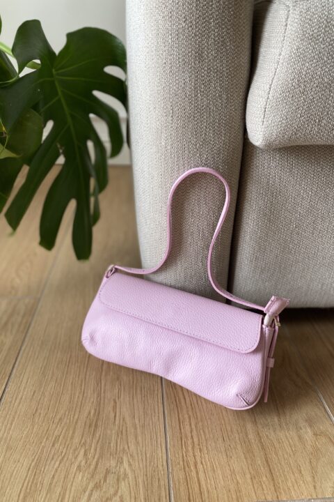 Silhouette mini bag in pelle dollaro