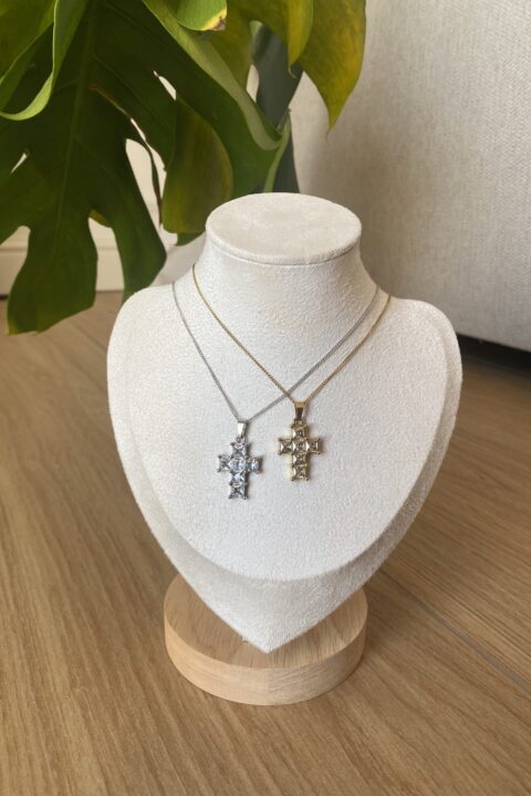 Collanina crystal cross