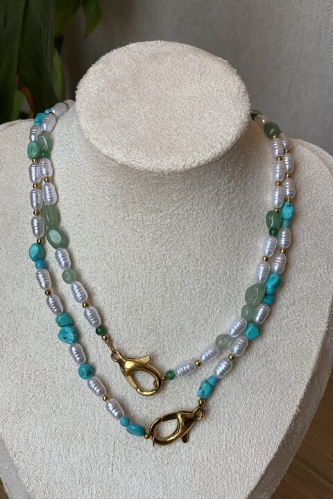 Collana 45 cm gancio 6mm per charm - PIETRE E PERLE