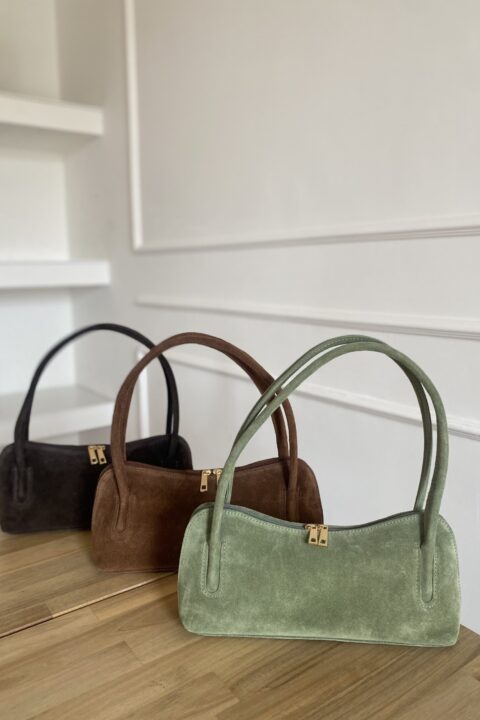 Leda shoulder bag suede